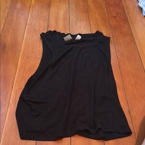 Black Sleeveless Women's Top